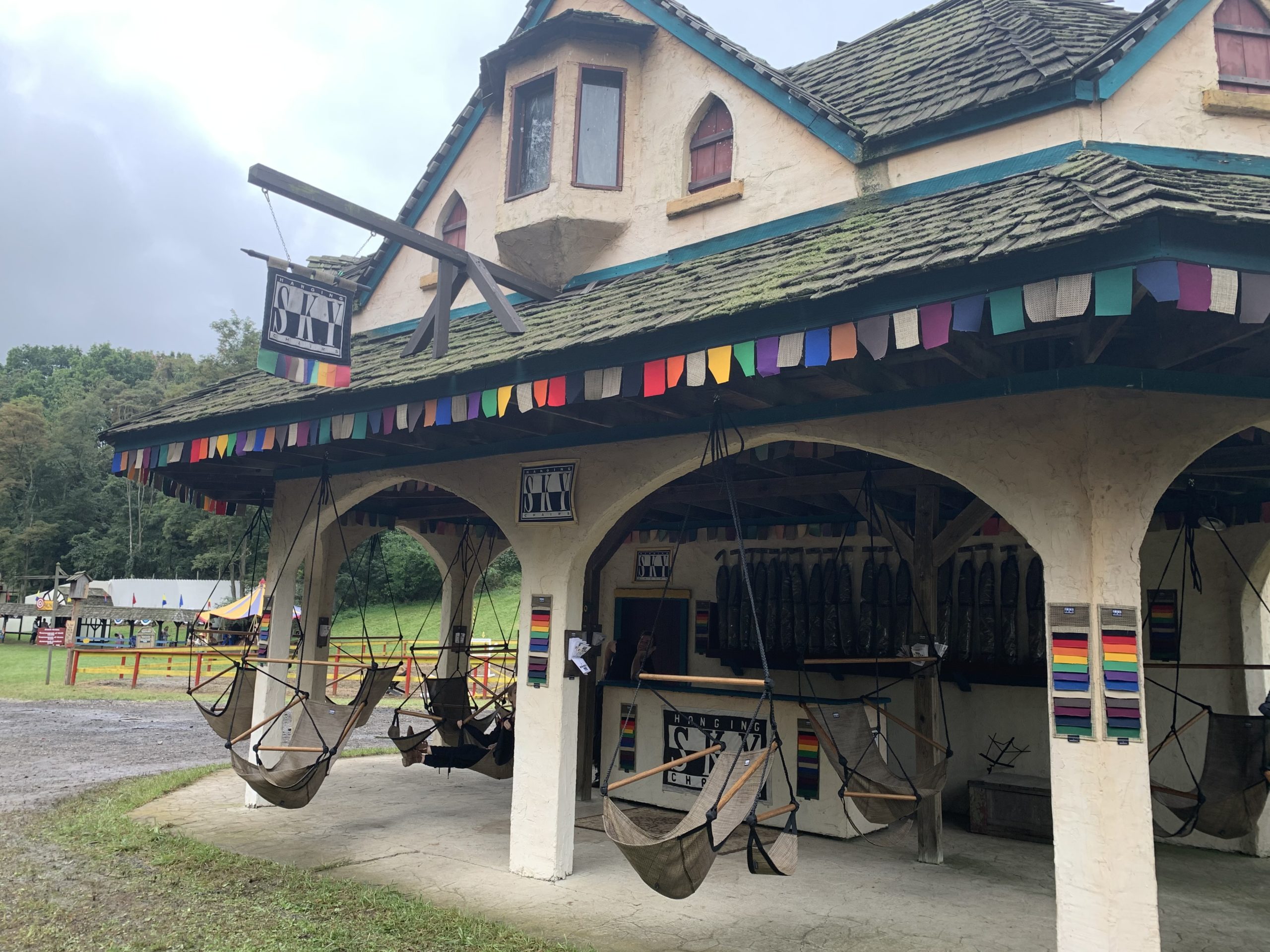 Sky Chairs - Artisan at the Pittsburgh Renaissance Festival